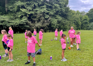 photograph of girls participating in camp GOTR